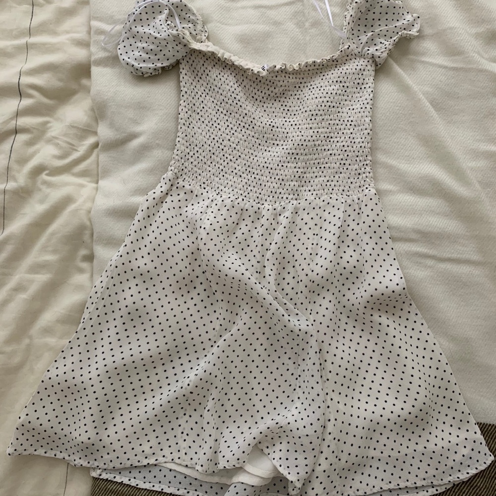 Reformation Bambina dotted dress